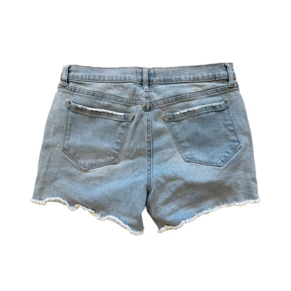KENSIE Light Blue Denim Shorts - Picture 2 of 9